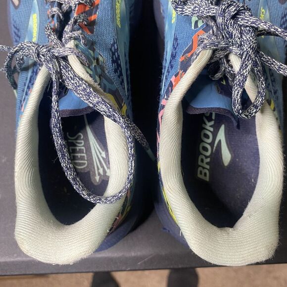 Brooks Launch GTS 9 Shoes Womens Size 8 Blue Multicolor Running Sneakers Support - Picture 6 of 9